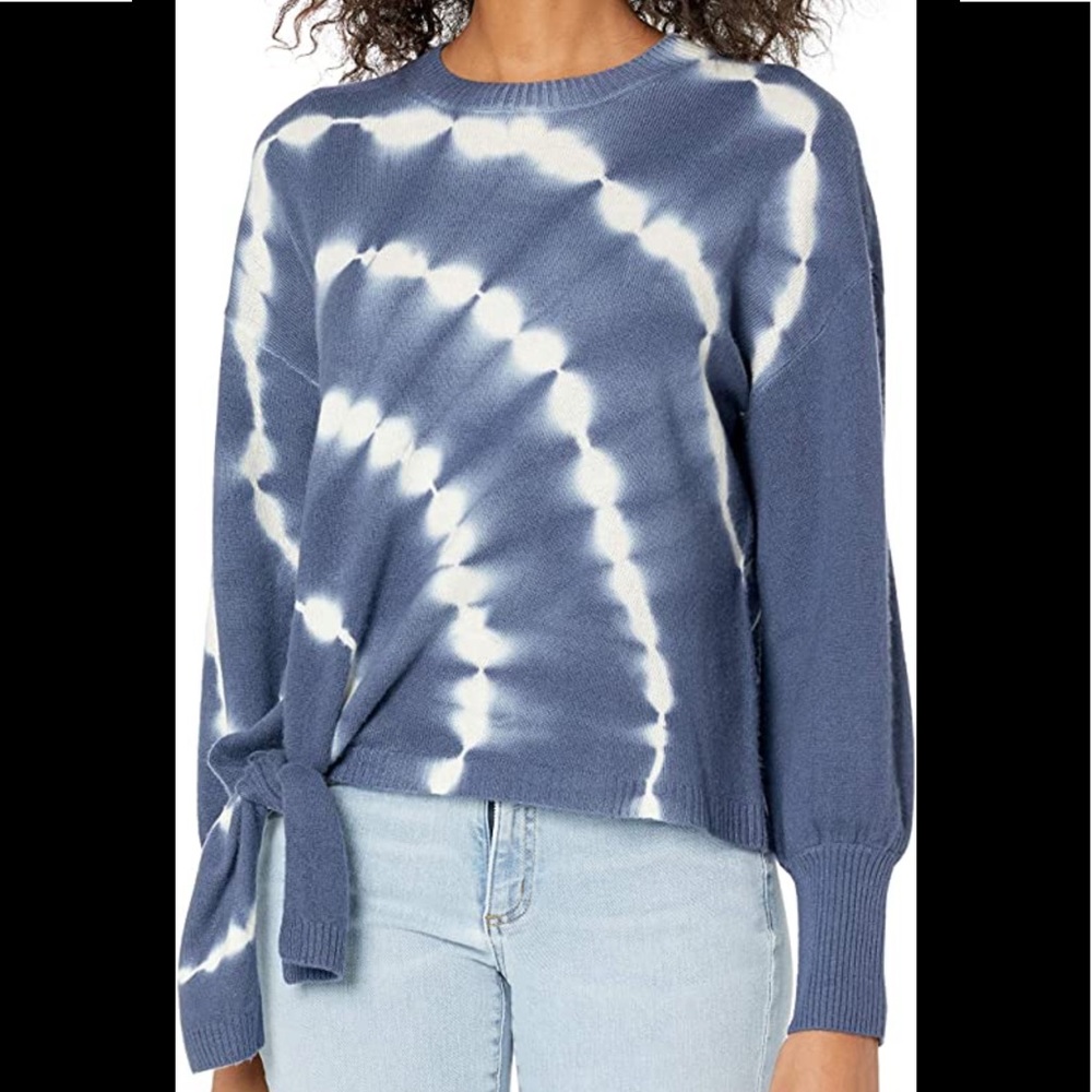 Cinq A Sept Clerisa Tie Dye Wool Cashmere Pullover Sweater